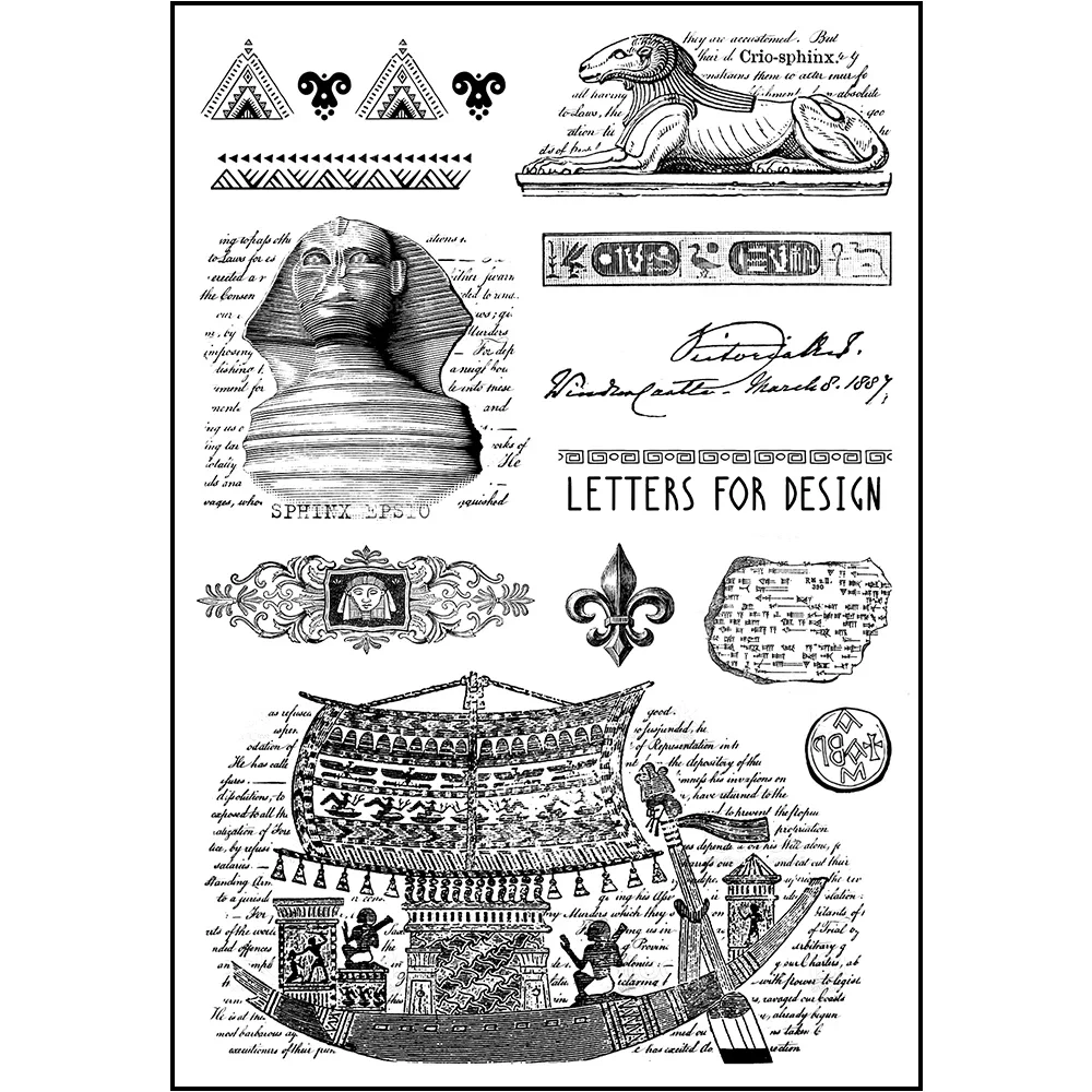 11*16 Cm Vintage Rome/Europe Architectural Culture Silicone Clear Stamps for Scrapbooking Planner Cards Making Decoration Stamp