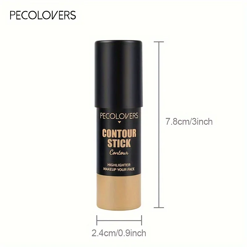 1PC 3-in-1 Highlighter Concealer Bronzer 3D Contour Boost Makeup Stick, for Natural 3D Face Makeup