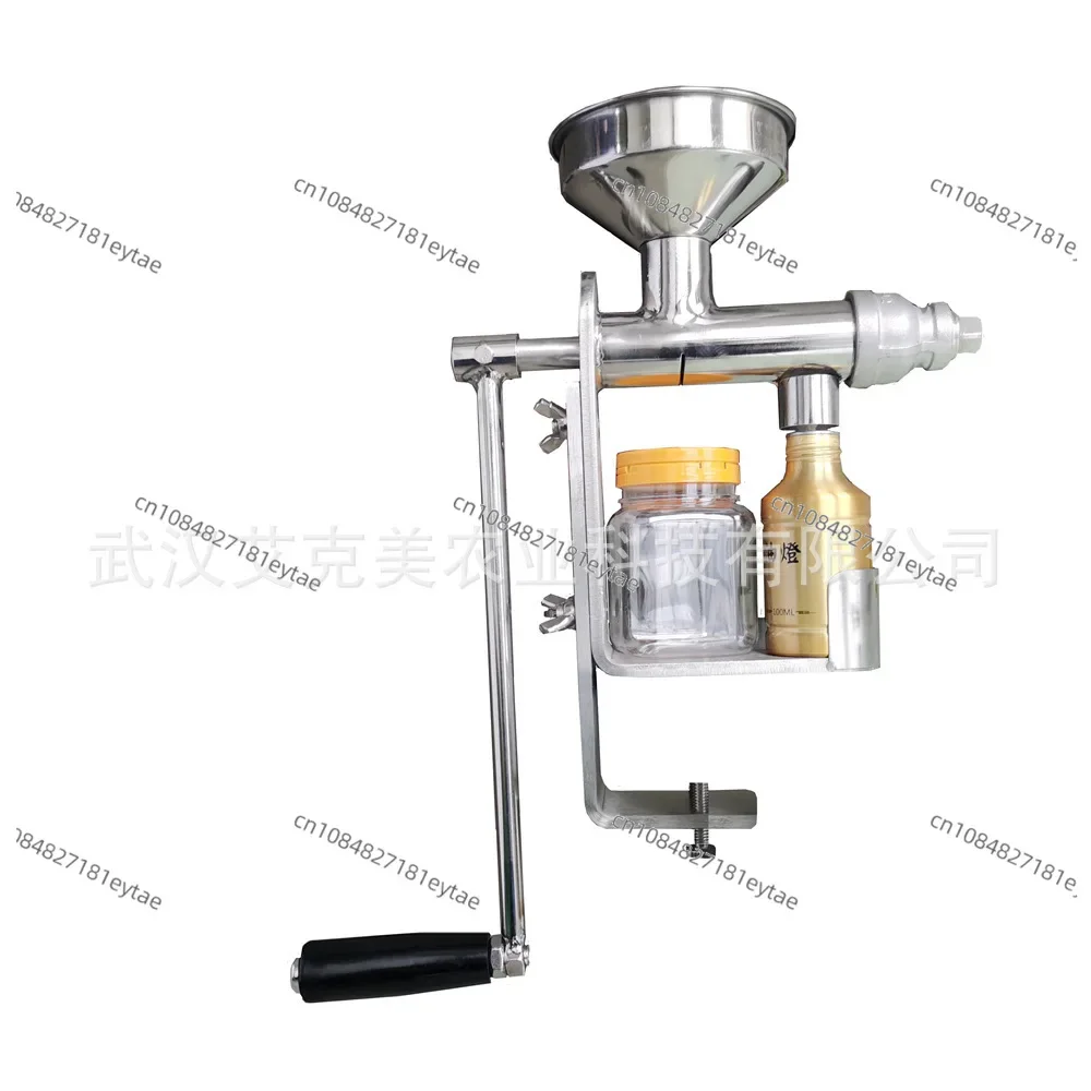 Household hand crank stainless steel oil press peanut walnut olive manual oil press human oil press