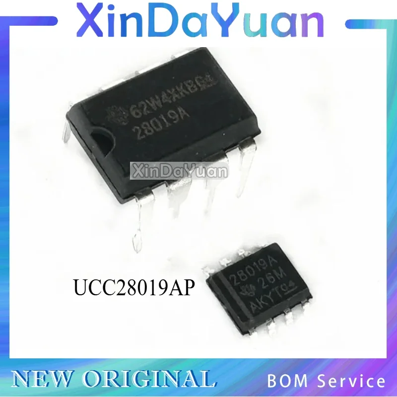 5 pcs UCC28019ADR UCC28019AP  SOP-8 DIP-8 High Power Factor Power Supply Chip