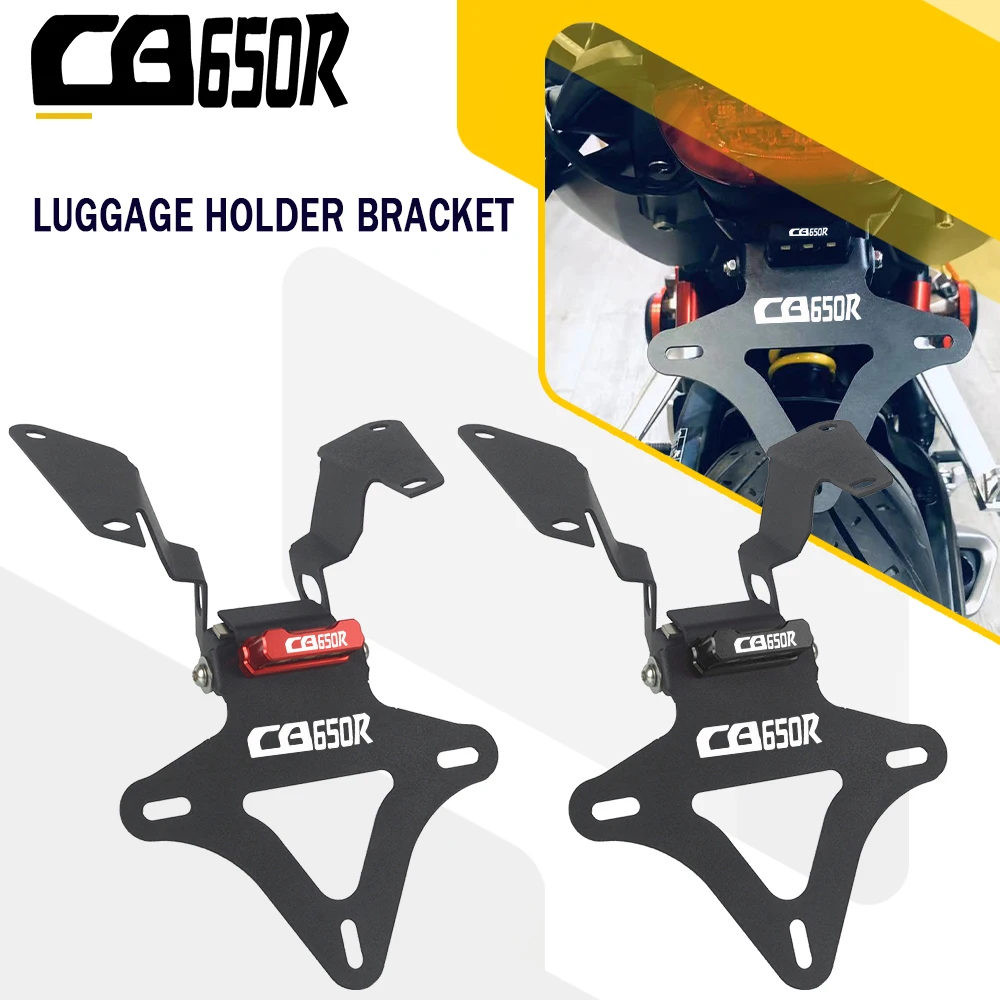 For Honda CB650R CBR650R CB CBR 650R CB650 CBR650 R 2019 2020 Motorcycle Rear License Number Mount Plate Holder Bracket Frame