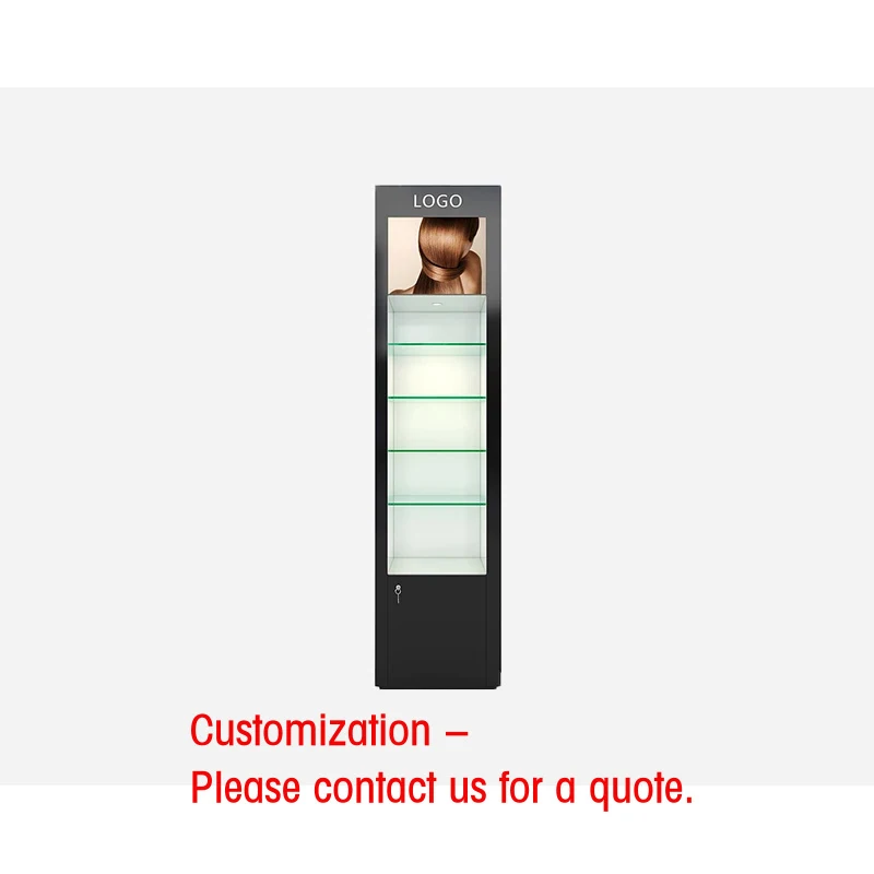 

custom.High Quality Display Cabinet Showcase Shelf Custom Retail Display of Hair Care Product