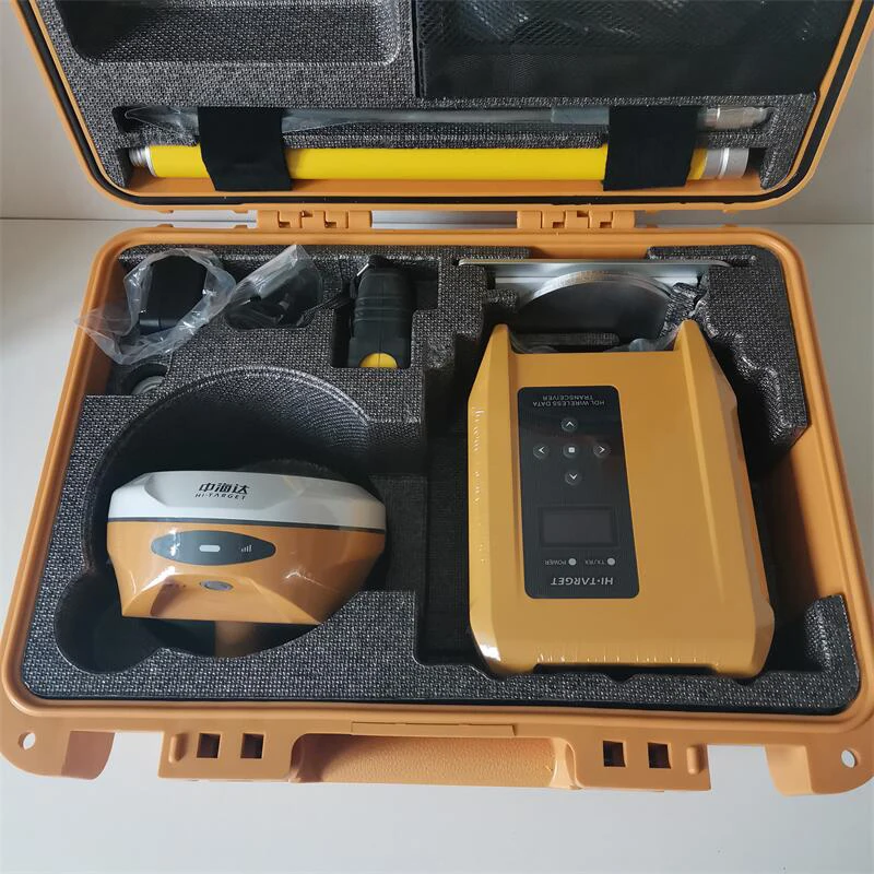 In Stock V300 Gps Rtk GNSS Receiver Base and Rover Complete Set Land Survey Equipment 1408 Channels High Precision Measurement