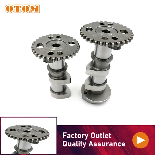 OTOM-Conjunto de árbol de levas para motocicleta, accesorios de bicicleta para KAWASAKI KLX300 KLX250 YF300 LONCIN ATV CR6 LX300-6A VOGE300R 300GY, 1 Juego