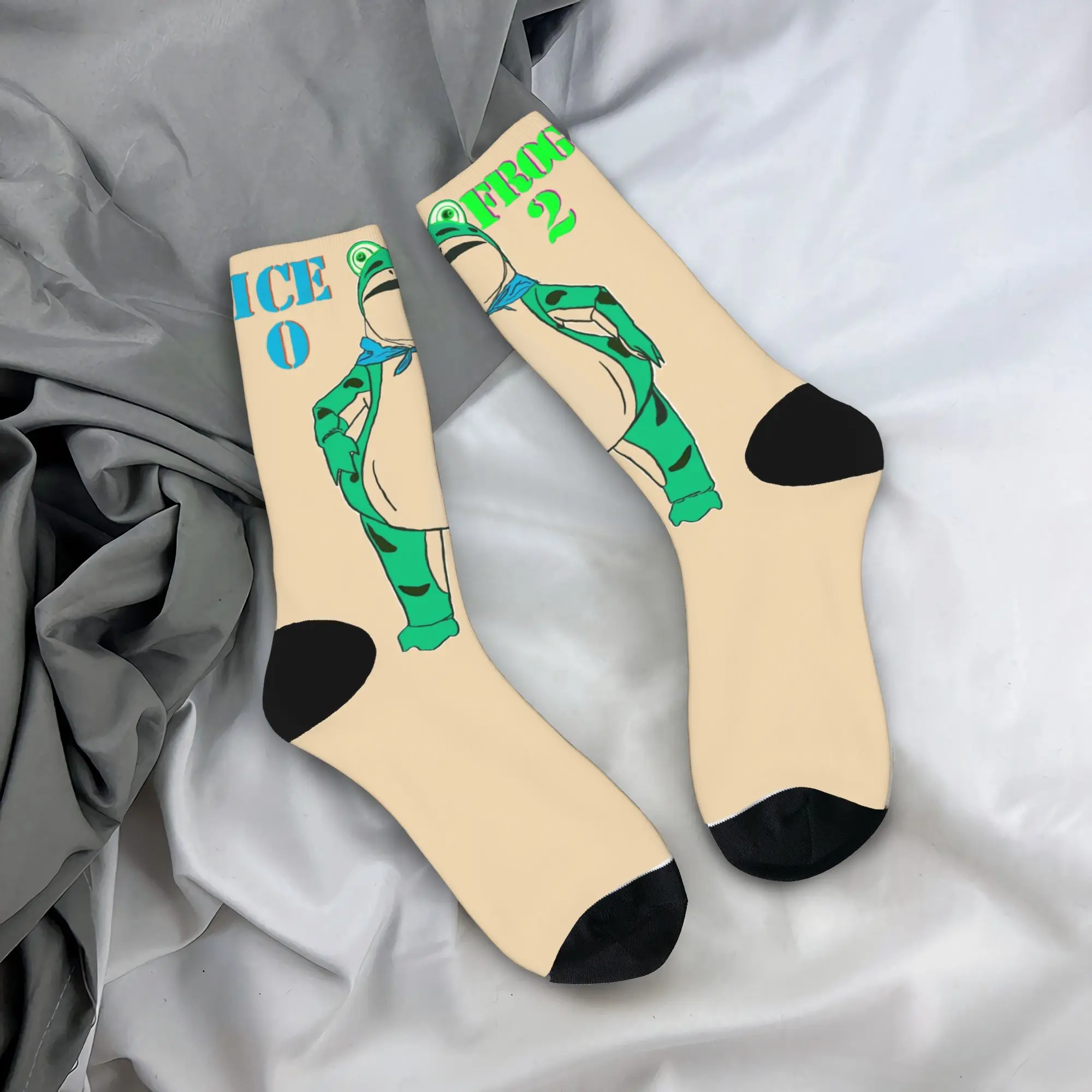 

Панчохи с лягушками Портленда, элегантные носки, мужские мягкие дышащие носки унисекс, осенние велосипедные дизайнерские противоскользящие носки, подарок