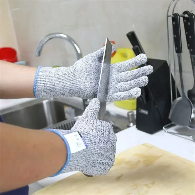 High-Performance Cut-Resistant Safety Gloves - Level 5 Protection ANSI EN388 Certified