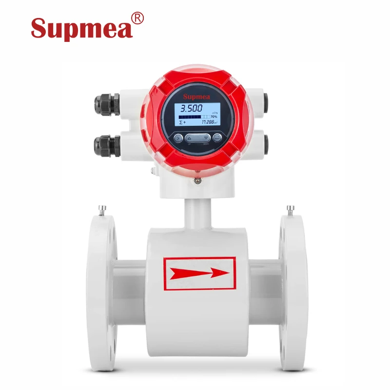 

Chemical Domestic Milk Flowmeter Digital Online Batch Control Liquid Electromagnetic Underground Sewage Flow Meter