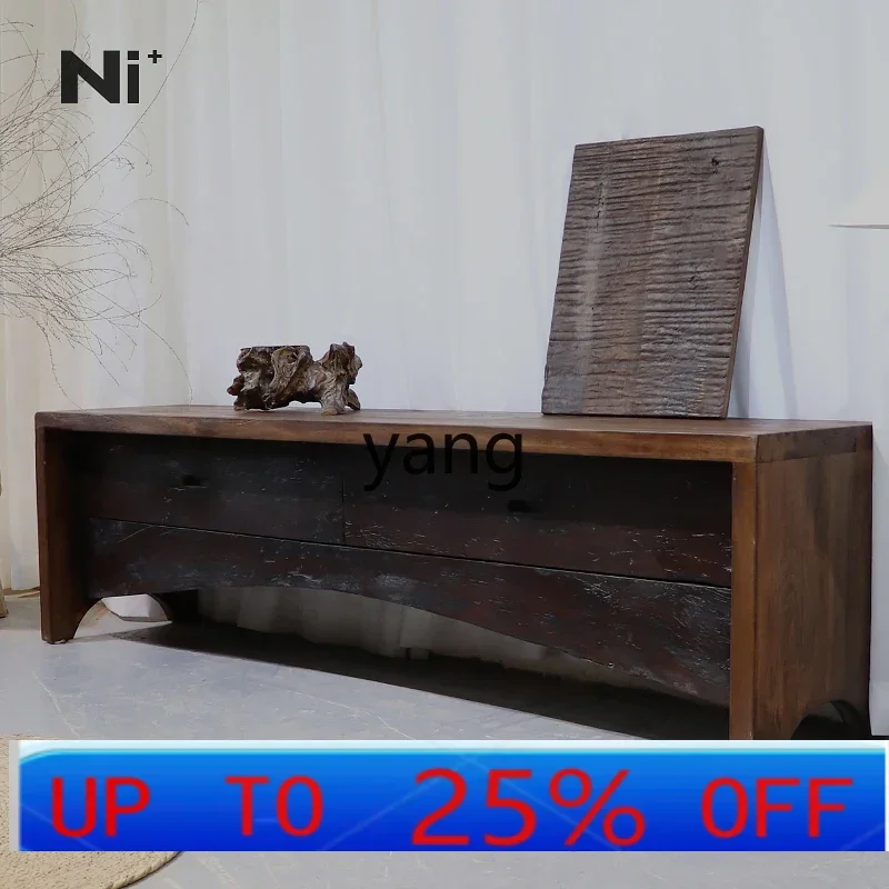 

LH medieval entrance cabinet B & B side cabinet living room solid wood locker