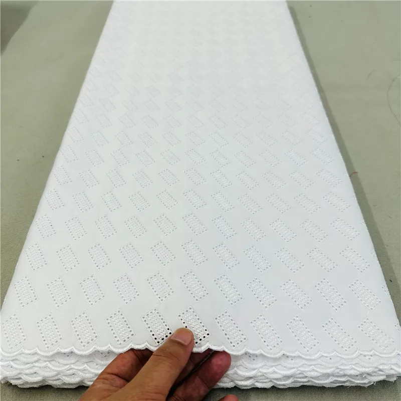 Imagem -04 - Tecido de Cetim Bordado Masculino Material de Renda Suíço Voile Cetim Nigeriano Estilo Dubai Alta Qualidade 100 Algodão Jardas Yl011802