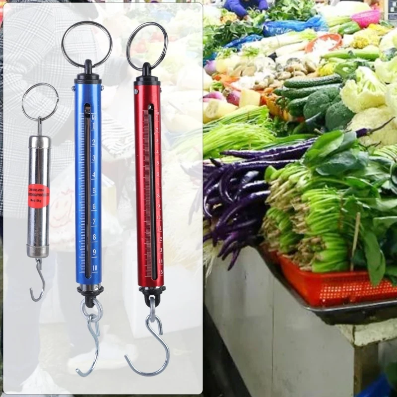 2025 New Mechanical Cylinder Spring Dynamometer For Convenient Weighing Luggage Groceries