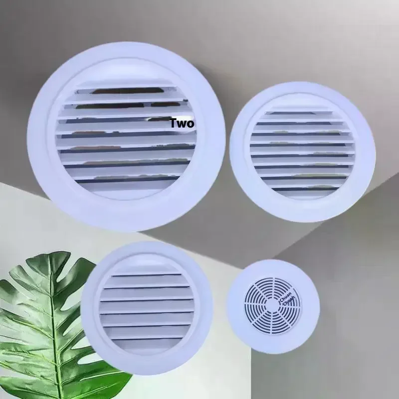 Kitchen Bathroom Air Ventilation Extract Valve Grill AC Hole Cover Dust Blocker Wall Ducting Decorative Lid