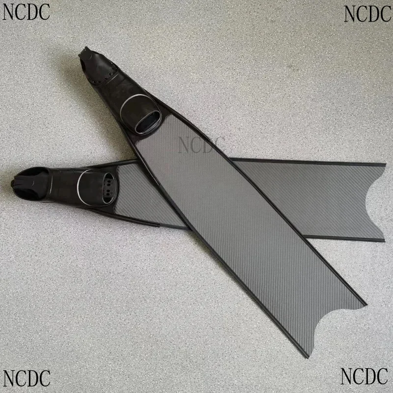 KUBO 3K Carbon Fiber Long Blade Spearfishing Snorkeling Lifesaving Flippers Swimming Freediving Fins