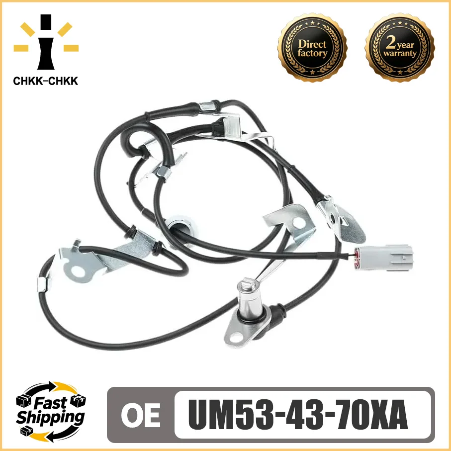 

NEW High-Quality UM53-43-70XA ABS Wheel Speed Sensor For Ford Ranger 1990-2016 Mazda B Series Front Right