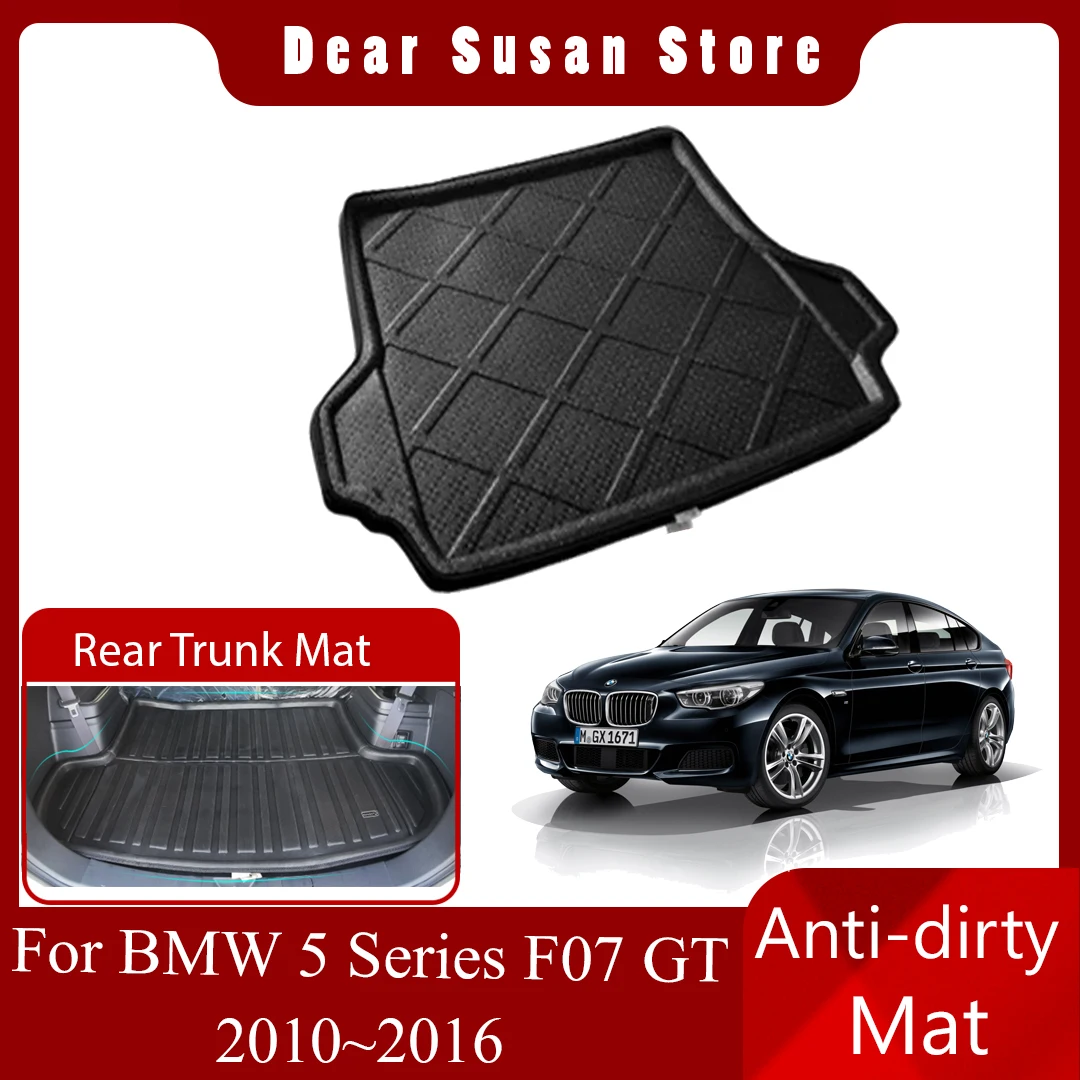 

Car Rear Trunk Mat for BMW 5 Series F07 GT 520i 530i M550d 525d 530d 2010~2016 Panel Tray Pad Boot Carg Cover Custom Accessories