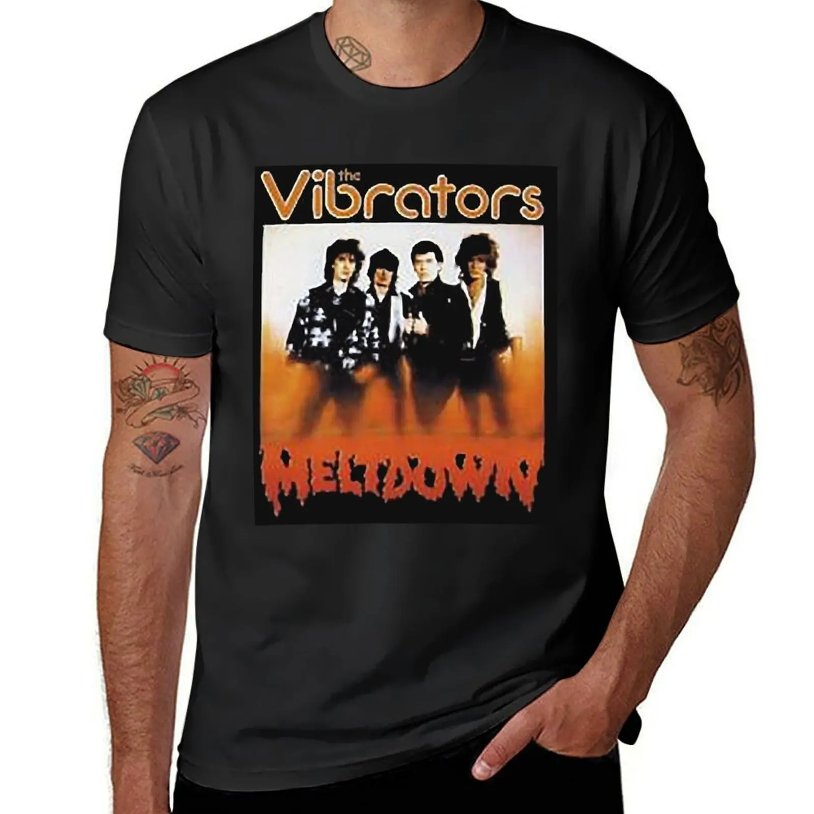 The-vibrators-Classic-T-Shirt T-Shirt anime clothes customs design your own mens cotton t shirts