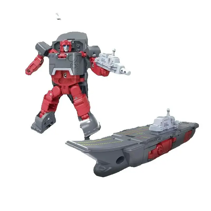 

Alloy deformation toy sea, land and air five-in-one robot tank fighter aircraft carrier ship boy