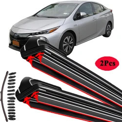 For Toyota Prius Prime PHV XW50 W52 Hatchback 2015 2016 2017 2018 2019 2020 2021 2022 Double Rubber Car Windshield Wiper Blades