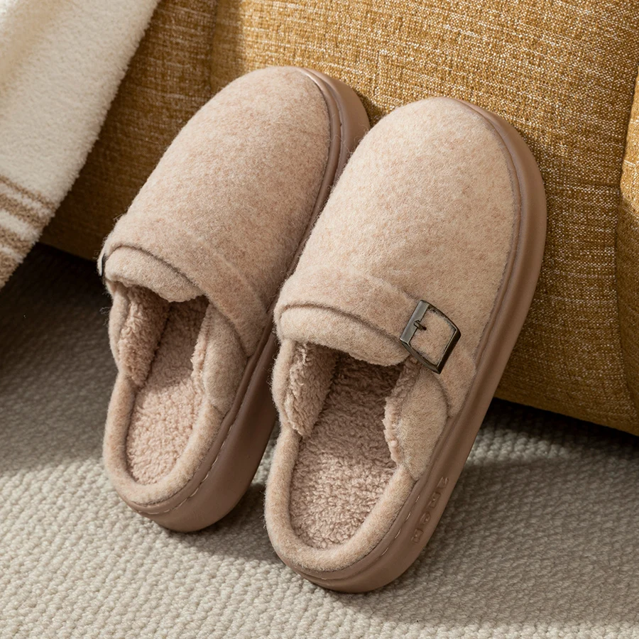 Winter Parent-child Shoes Children's Slippers Indoor and outdoor Girls Warm Comfortable Exquisite Non Slip Home Casual Shoes