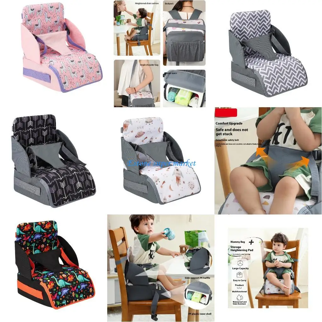 

090B Portable Infant Elevator Cushion Reinforced PP For Travel and Family Dining