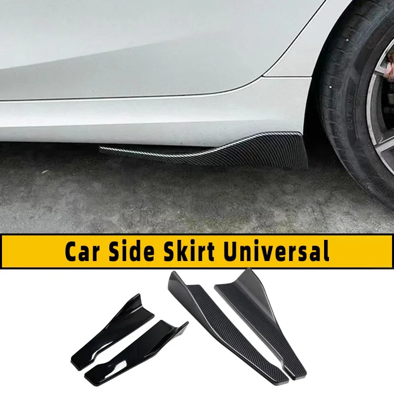 

1 Pair Car Rear Bumper Lip Trim Protector Car Side Skirt Cover Corner Bumper Guards with screws Universal Fit Accessories