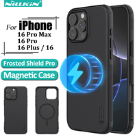 Nillkin Magnetic Case for iPhone 16 Pro Max / 16 Pro / 16 Plus 16 Bump Textured Thin Anti-Scratch Slip Cases Compatible MagSafe