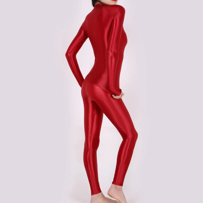 Glossy Satin Pants Sets for Women 2 Pieces Long Seeve T-shirt and Fitness Gym Leggings See Thtough Sexy Two Piece Pants Suits