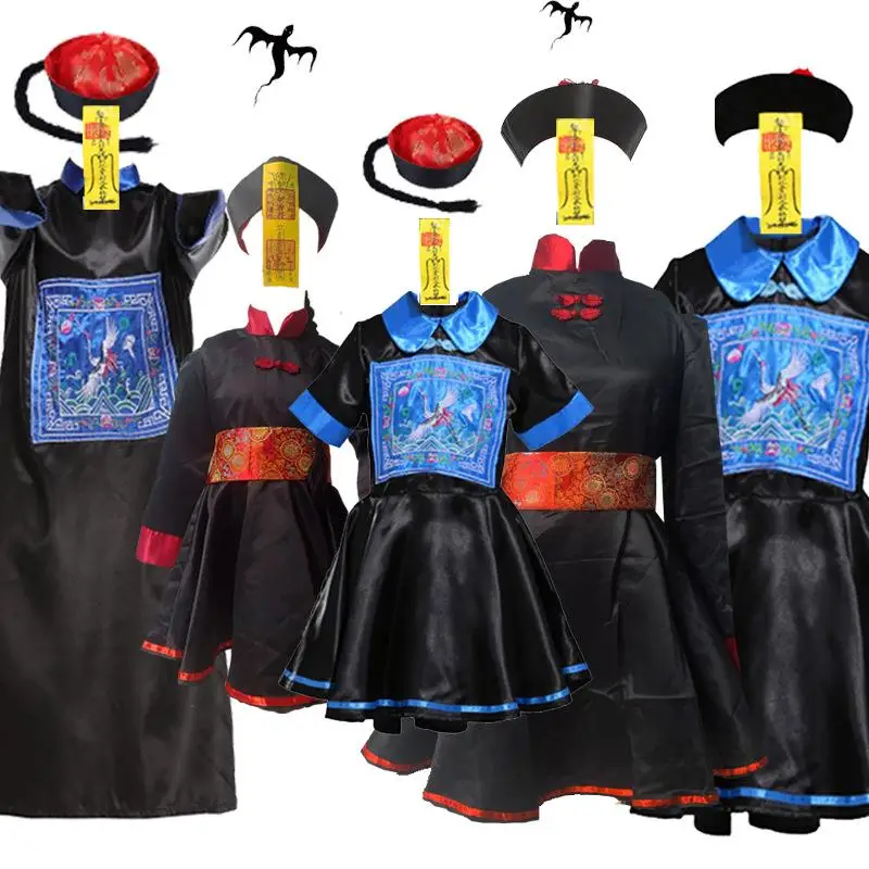 

loween Zombie Parent-Child Performance Costume Unique Design Stage Performance Clothing ex Autumn Faion Trend