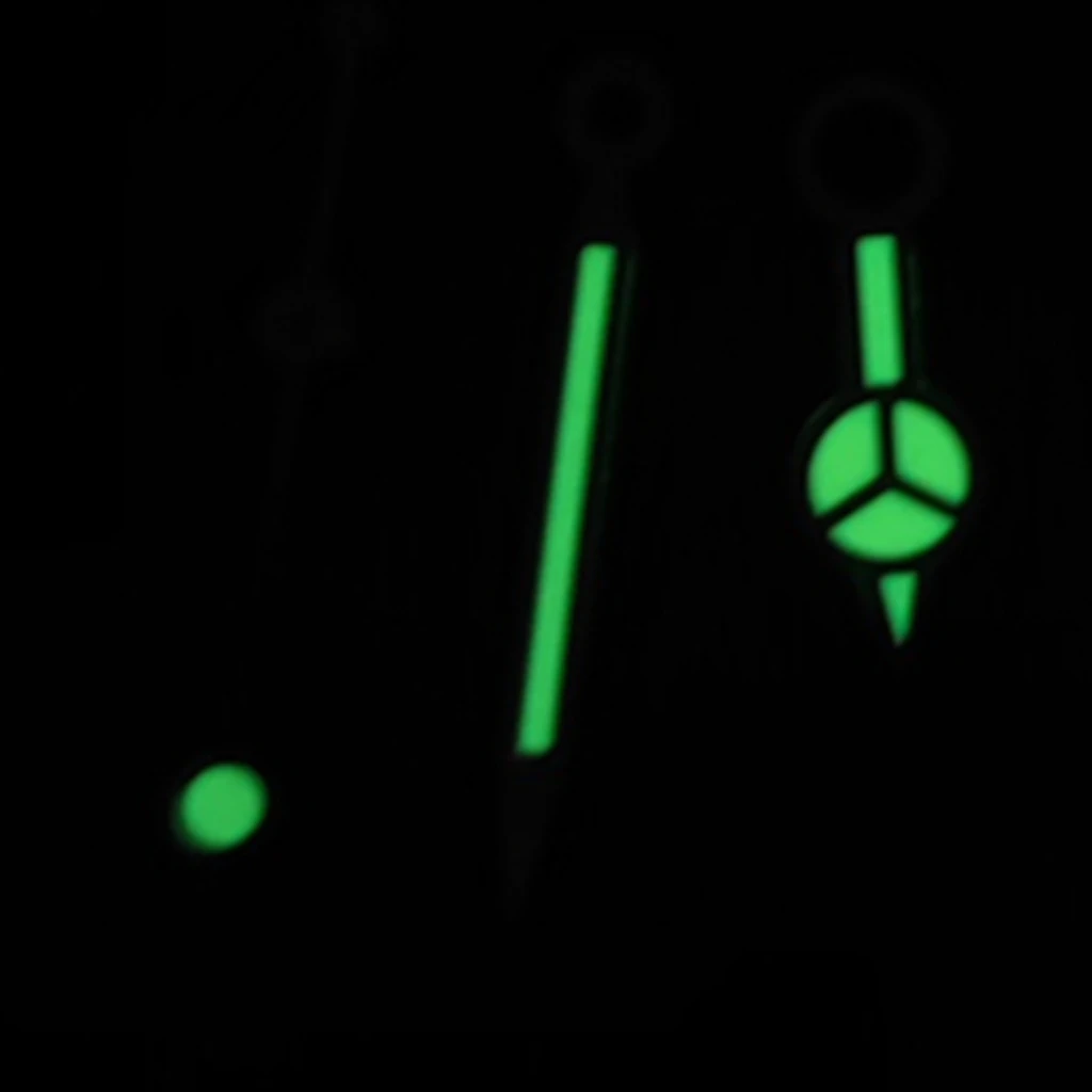 High Quality Retro NH35 Silver Orange Hands Green Luminous Watch Hands Fit NH35/NH36/4R/7S Movement Watches Pointers image 6