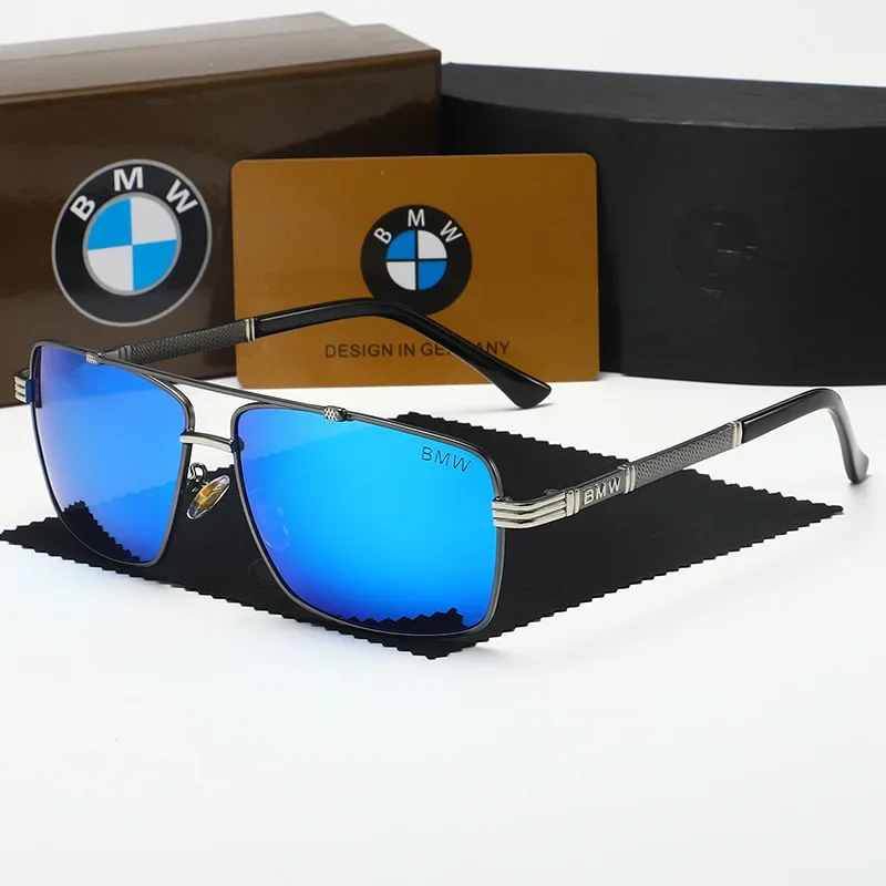 

2025 NEW BMW Style Polarized Sunglasses for Men/Women Protections Driving Glasses Sporty Wrap Retro Aviator Sun Glasses Gift Box