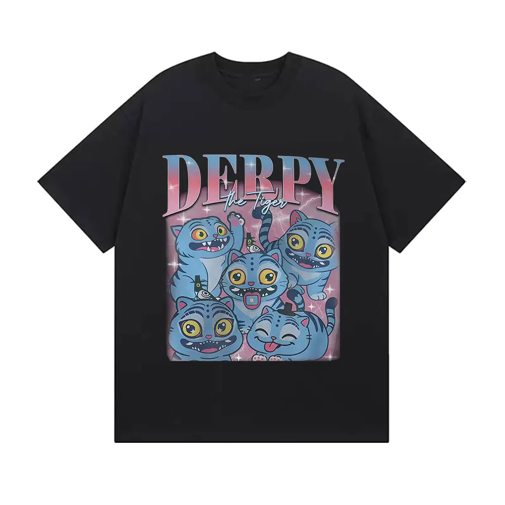 Huntrix Kpop شيطان الصيادين فيلم 2025 الرسومات تي شيرت الرجال النساء جودة عالية موضة المتضخم القطن تي شيرت Harajuku القمم #1