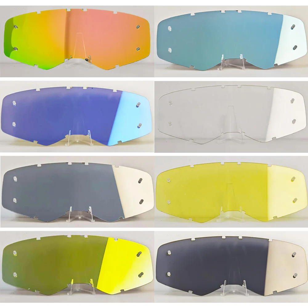 SCO Motocross Goggle Spare Lenses Dirt Bike Riding Eyewear Replacement Parts Outdoor Motorcycle Glass Multi Colors Available