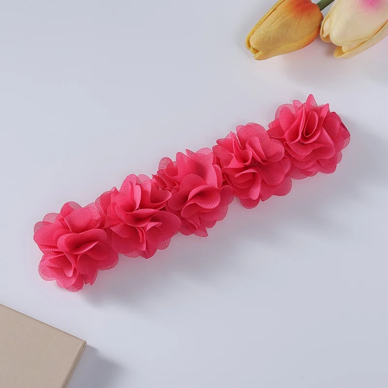 Newborn Baby Girls Headband For Girls Soft Elastic Children Hair Band Solid Color Flower Kids Headwear Hair Accessories 0-3Y