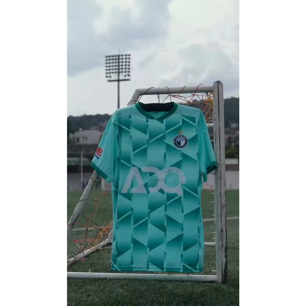 25-26 الأهرامات FC المنزل وبعيدا قمصان كرة القدم تي شيرت ثلاثية الأبعاد مطبوعة قصيرة الأكمام تي شيرت رياضي نفس الكبار والأطفال #1