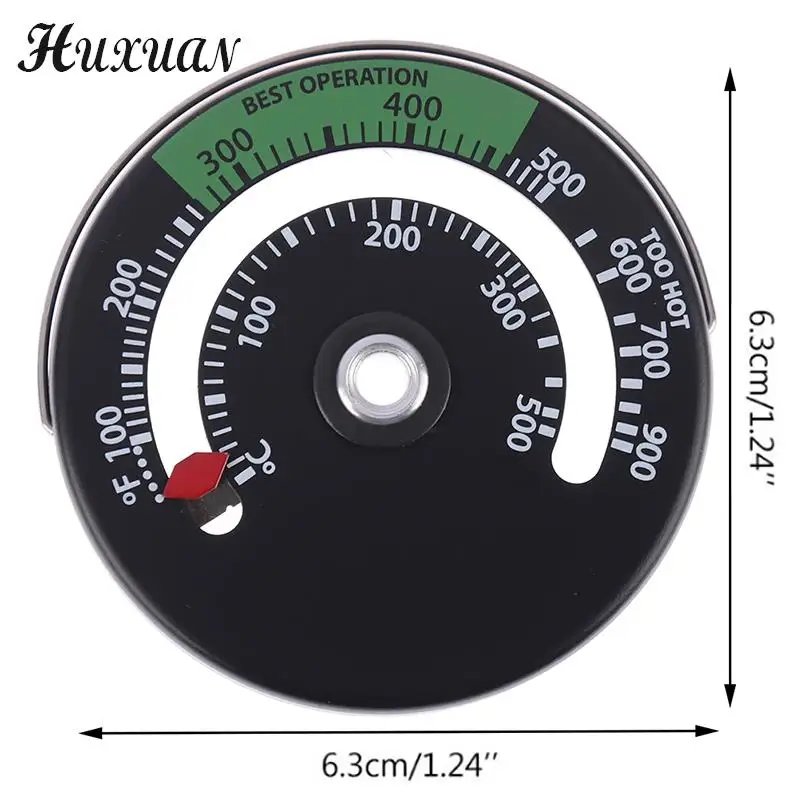 

1 шт. 0-500 ℃ Магнитный каминная плита термометр датчик температуры огня место измерения температуры духовки, плиты, трубки