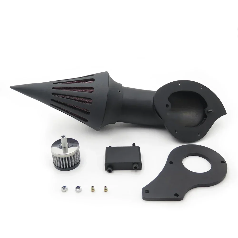 Spike Air Cleaner Kit Filter Intake For Honda Shadow 600 Vlx600 1999-2013 Matte Aftermarket Motorcycle Parts