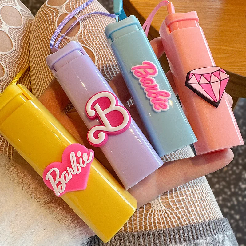 Cartoon Barbie Macaron Color Dispensing Bottles Kawaii Portable Spray Bottle Mini Travel Bottle Square Spray Bottle Gifts Toys