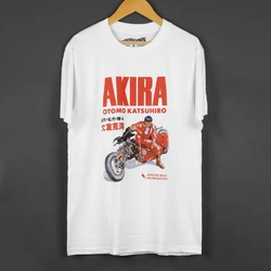 Akira T-Shirt Otomo Katsuhiro Memories METROPOLIS Japanese Anime Cotton Men's Clothing Short Sleeve Tee Shirt