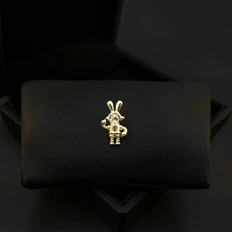 

Rabbit Small Brooch Design Sense High-End Suit Accessories Cute Cartoon Collar Pin Versatile Anti-Exposure Buckle Jewelry 5316