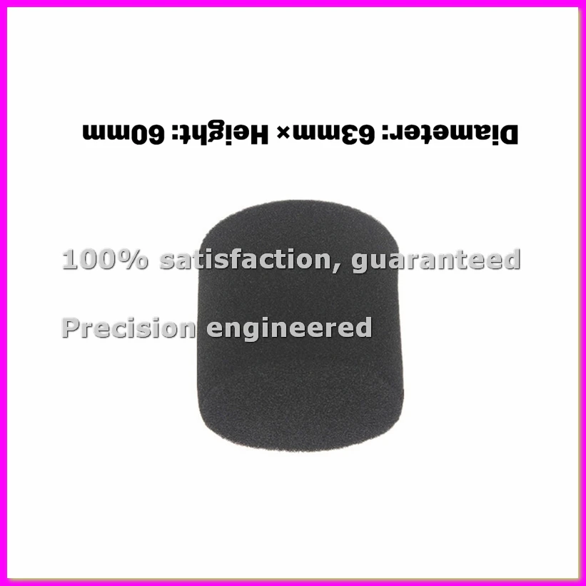 

10 шт. губчатых заглушек для портов динамиков, рефлексных трубок, вентиляционных отверстий НЧ-динамиков, улучшающих фазу, 63x60 мм-ABVP