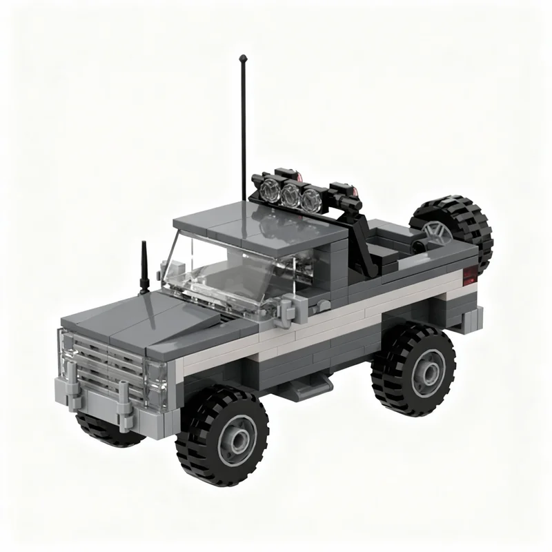 220ピース-mocモデル-シボレー-スクエアボディ-k10-スタンダードキャブ-ショートベッド-4つの組み立てブロック-diy組み立てブロック-ディスプレイギフト-ホームデコレーション