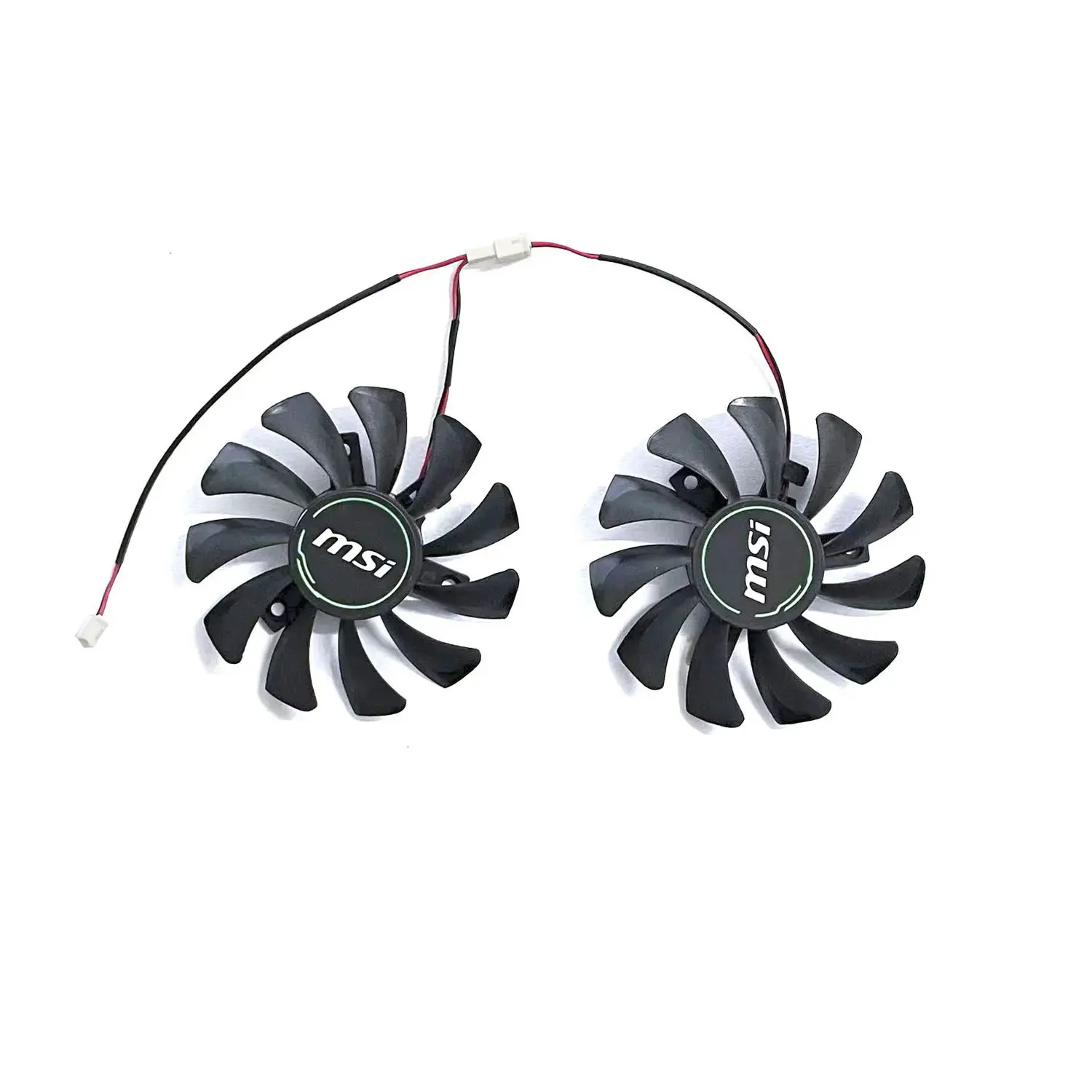 Ventilador de placa gráfica Gpu, 2pin, 75mm, ha8010h12f-z, para msi geforce gtx 1650, super Ventus, xs