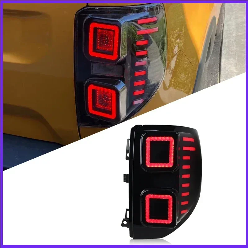 

Car LED Tail Light Assemblies For Ford Bronco Sport 2020-2023 Auto Fog DRL Brake Turn Signal Lamp Plug and Play