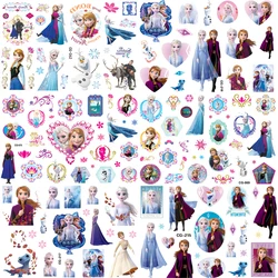 HOT Selling Frozen Tattoo Sticker Notebook Sticker Children's Toy Sticker Disposable Sticker Pack Laptop Stickers Disney toy