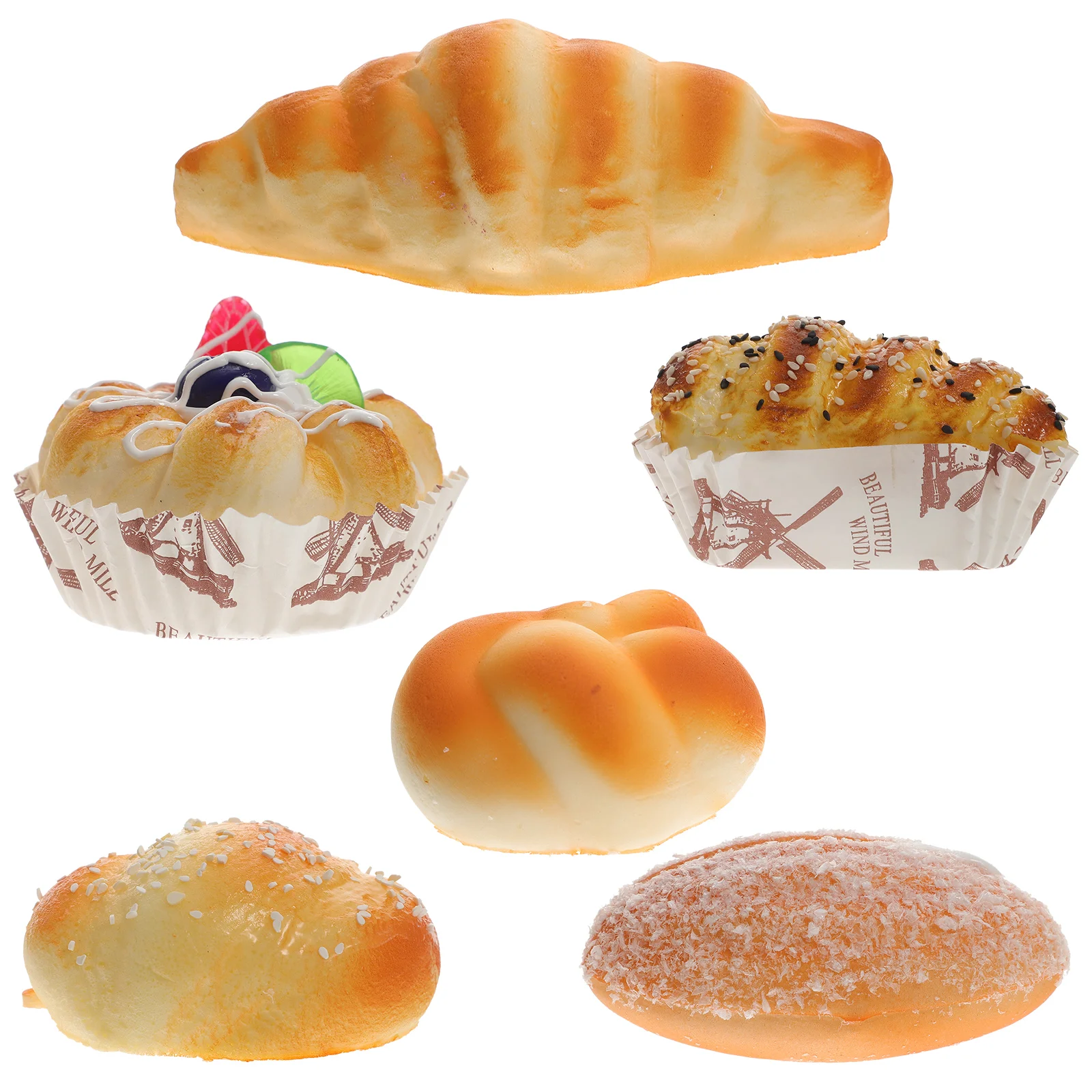 

Simulated Bread Fake Food Prop Simulation Model Lifelike Cake Decorating Models