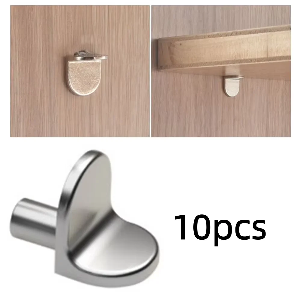 5mm L - Shaped Shelf Support Studs: Fix Wooden/Glass Boards in Cabinets, Ideal Furniture Bracket Holders