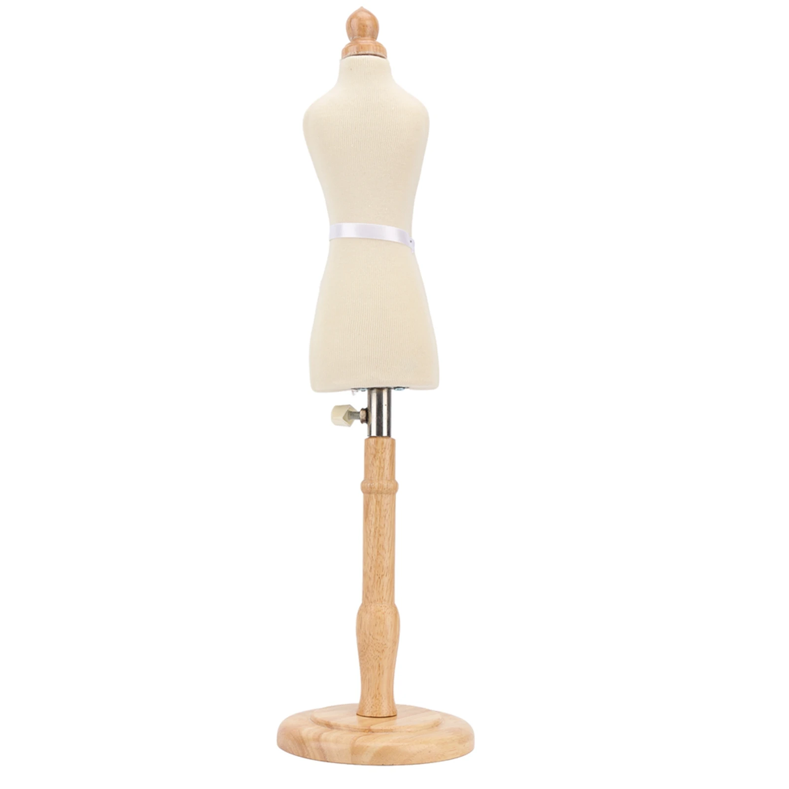 Doll Dress Form Model with Wooden Base Professional Tailor Form Sewing Dress Form for Clothing Dress Display