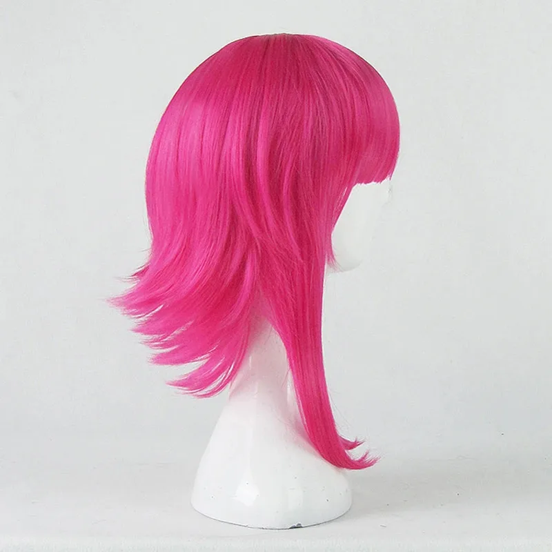 Nene 2025 Game LOL Annie Hastur Character 45cm Rose Red Heat Resistant Hair Cosplay Costume + Free Wig Cap view 3