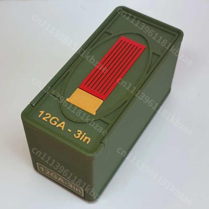 3D Printed 12 Caliber 3-inch Shotgun Storage Box, Shooting Range Bullet Storage Box, Just An Empty Box