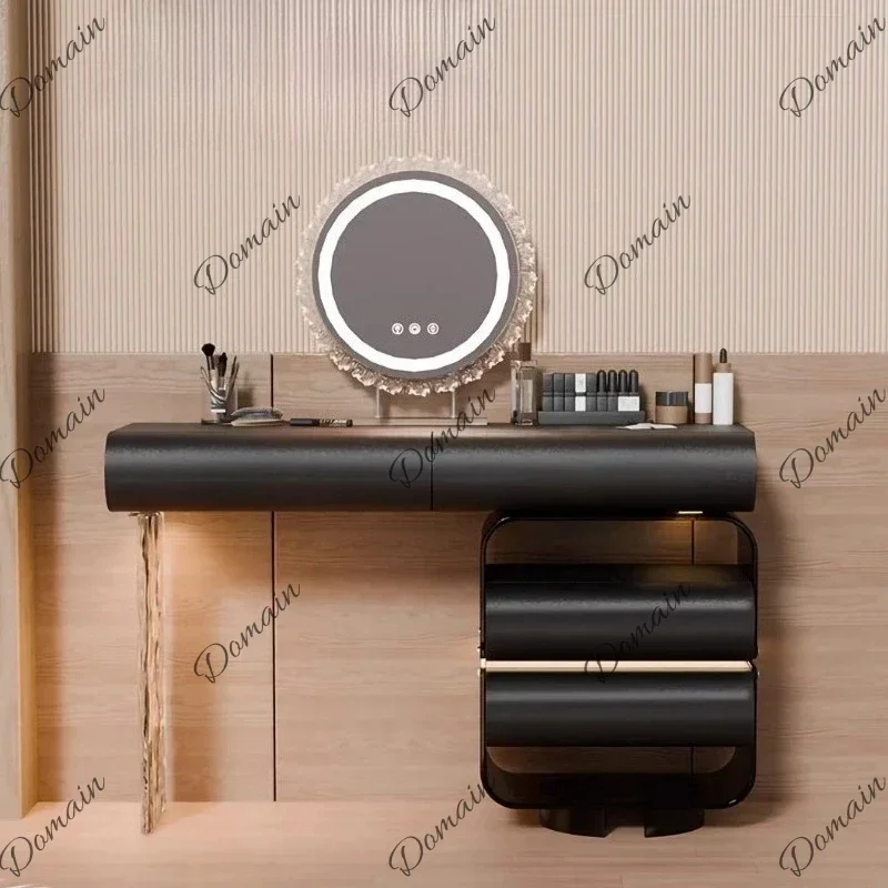 BXX Modern Makeup Vanity Dressing Table Toiletries Vanity Makeup Desk Dressers Dresser Illuminated Makeup Dressing Table Furnitu