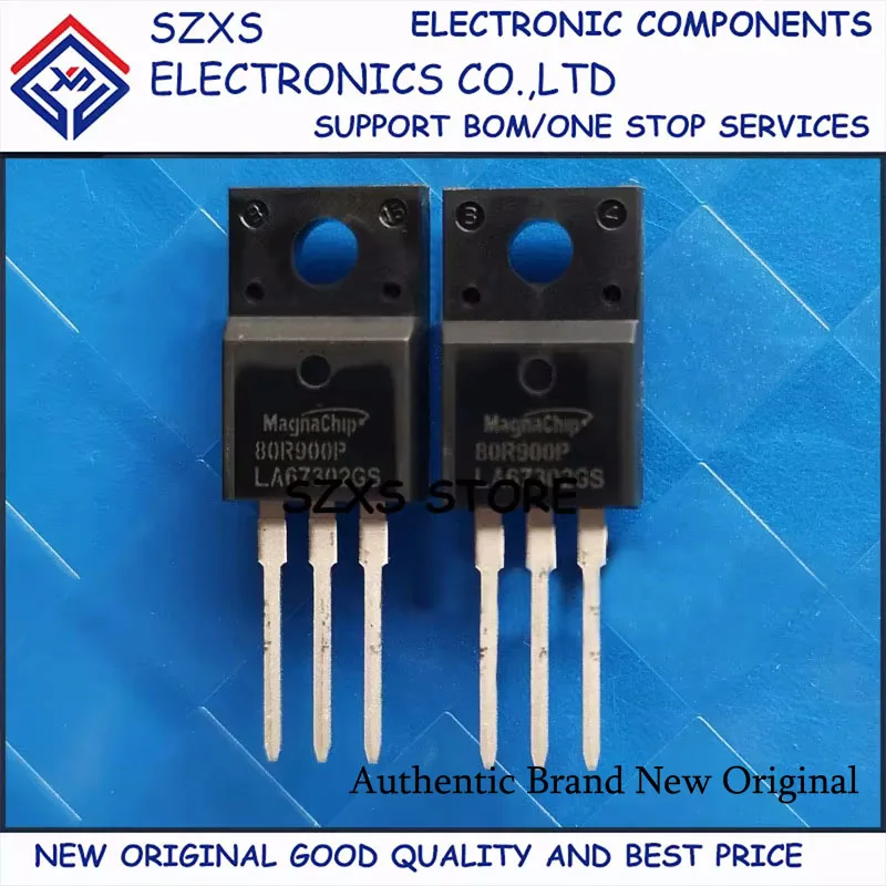 New Original 10Pcs 80R900P MMF80R900PTH TO-220F 800V 6A MOSFET Field Effect Transistor In Stock Good Quality